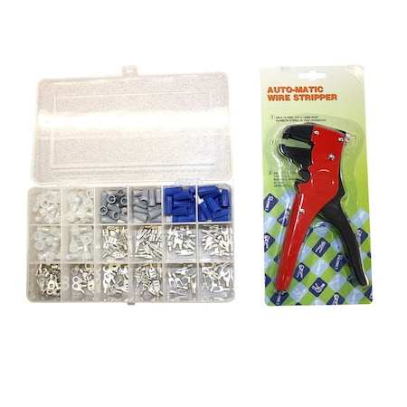 Superior Electric Electrical Connectors/Terminals Repair Kit w/plastic case + Crimper EKIT1